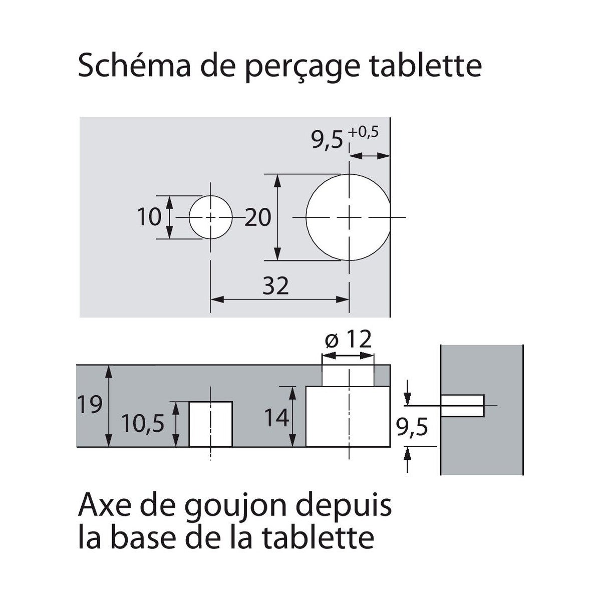 Ferrure excentrique VB 36 HETTICH FRANCE 65529 - 4