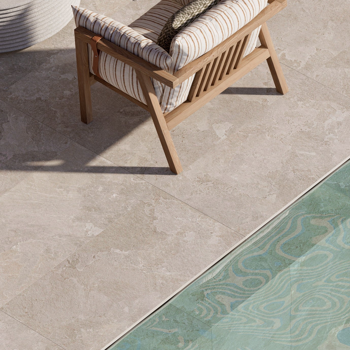 Pietra Portofino Beige Outdoor - Piastrelle 60x120 cm R11 9 mm - MPL 5001 60x120 MATT R11 9 mm - 2