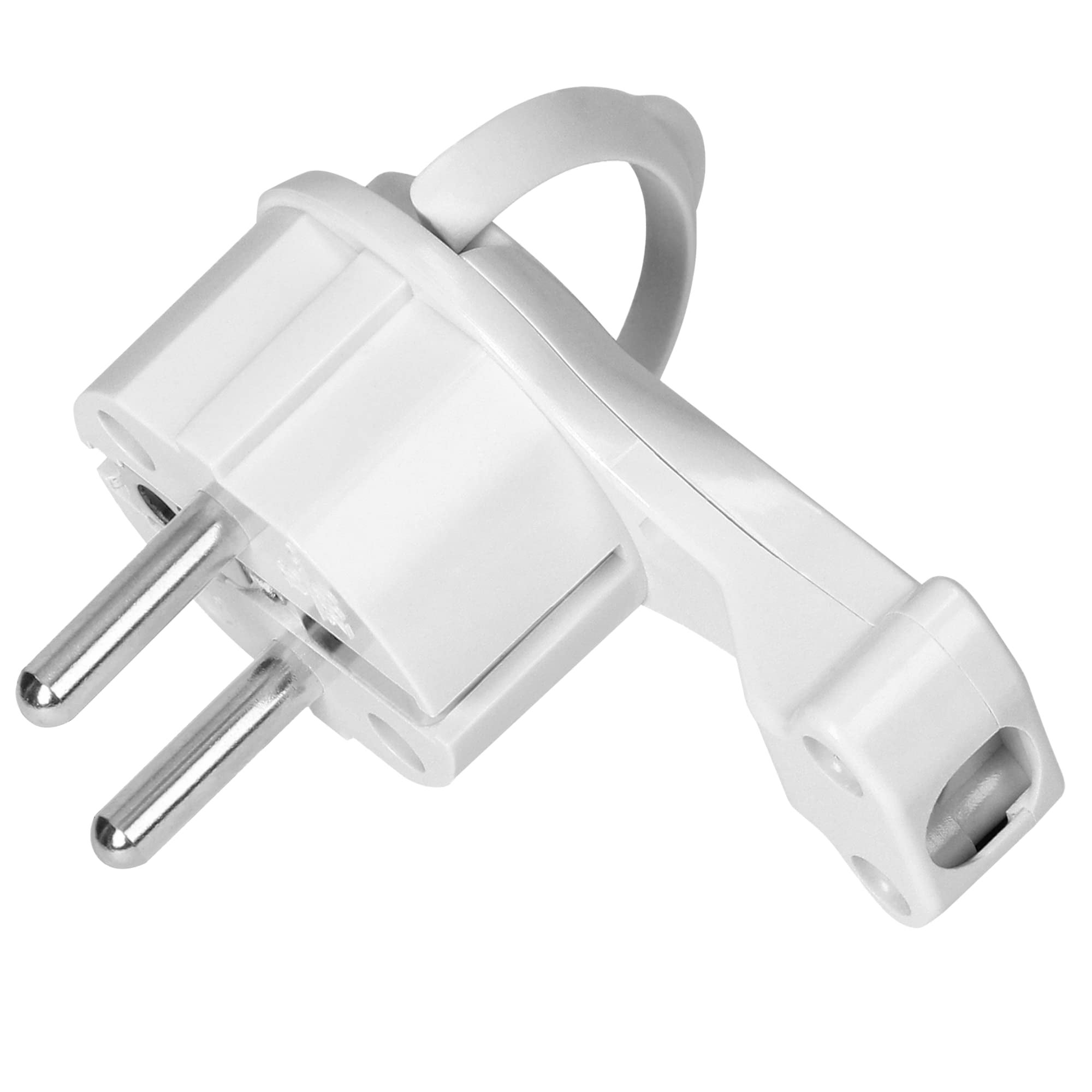 Spina Schuko Ad Angolo Per La Protezione Della Presa Dietro I Mobili Neri 86418804