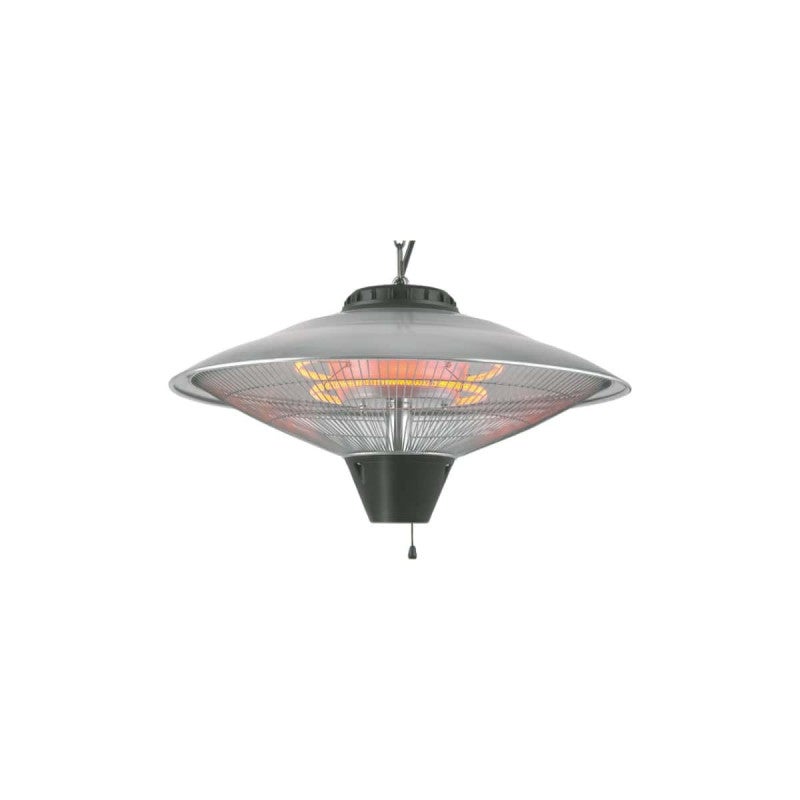 Edm Estufa Exterior Para Techo 2100W Negro , Leroy Merlin
