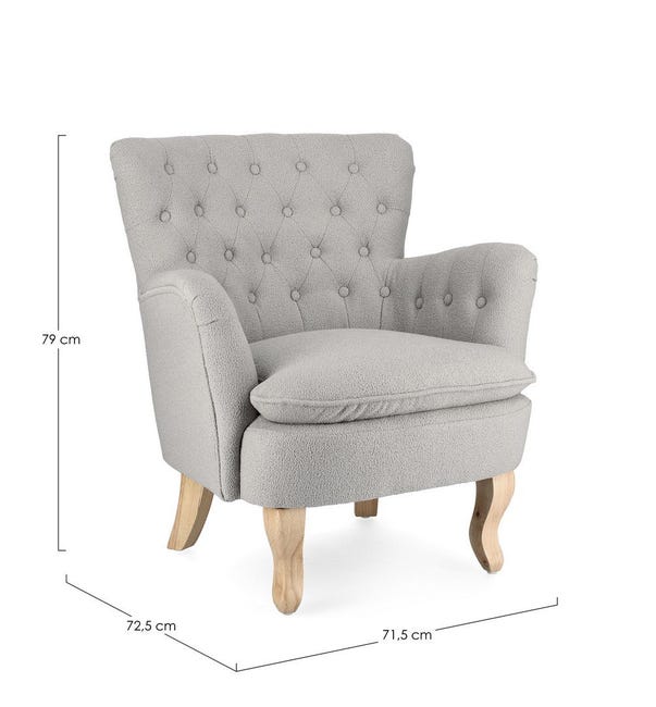 POLTRONA CHENILLE TORTORA Leroy Merlin