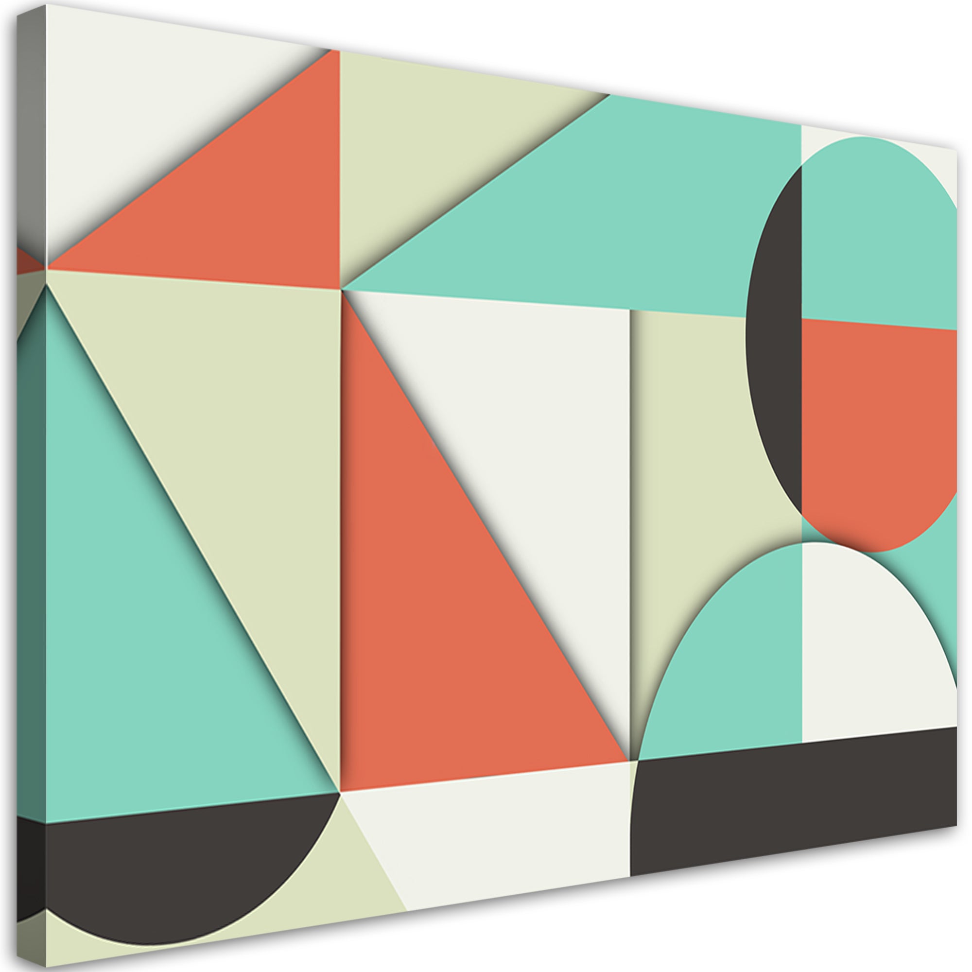 Obraz na płótnie, Geometryczne kształty abstrakcja 100x70