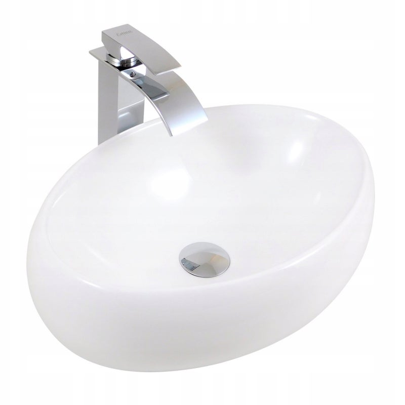 Umywalka nablatowa Estiva TABRIA White biała 48x34x16 cm