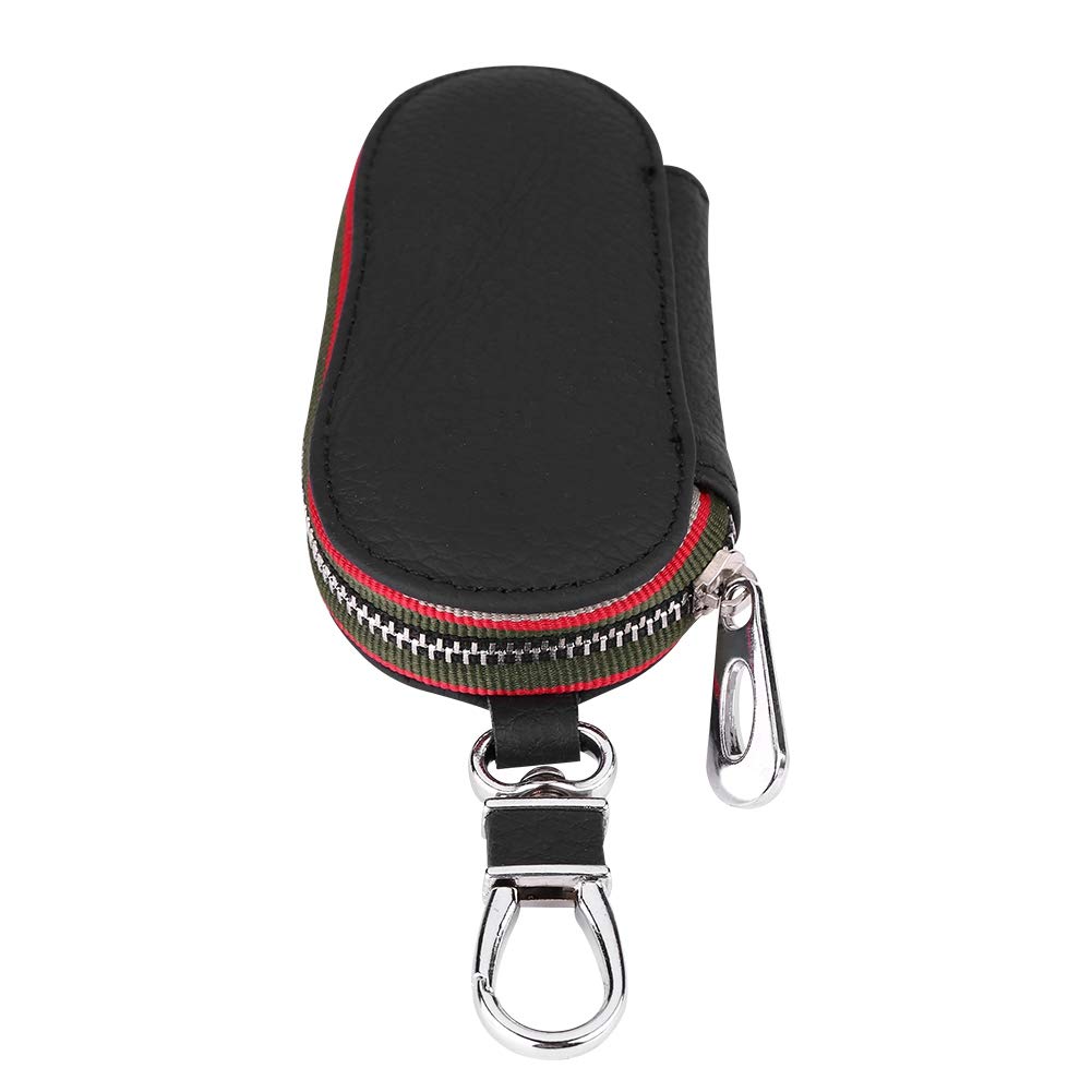 Étui à Clés En Cuir Véritable, Pochette Portable à Fermeture