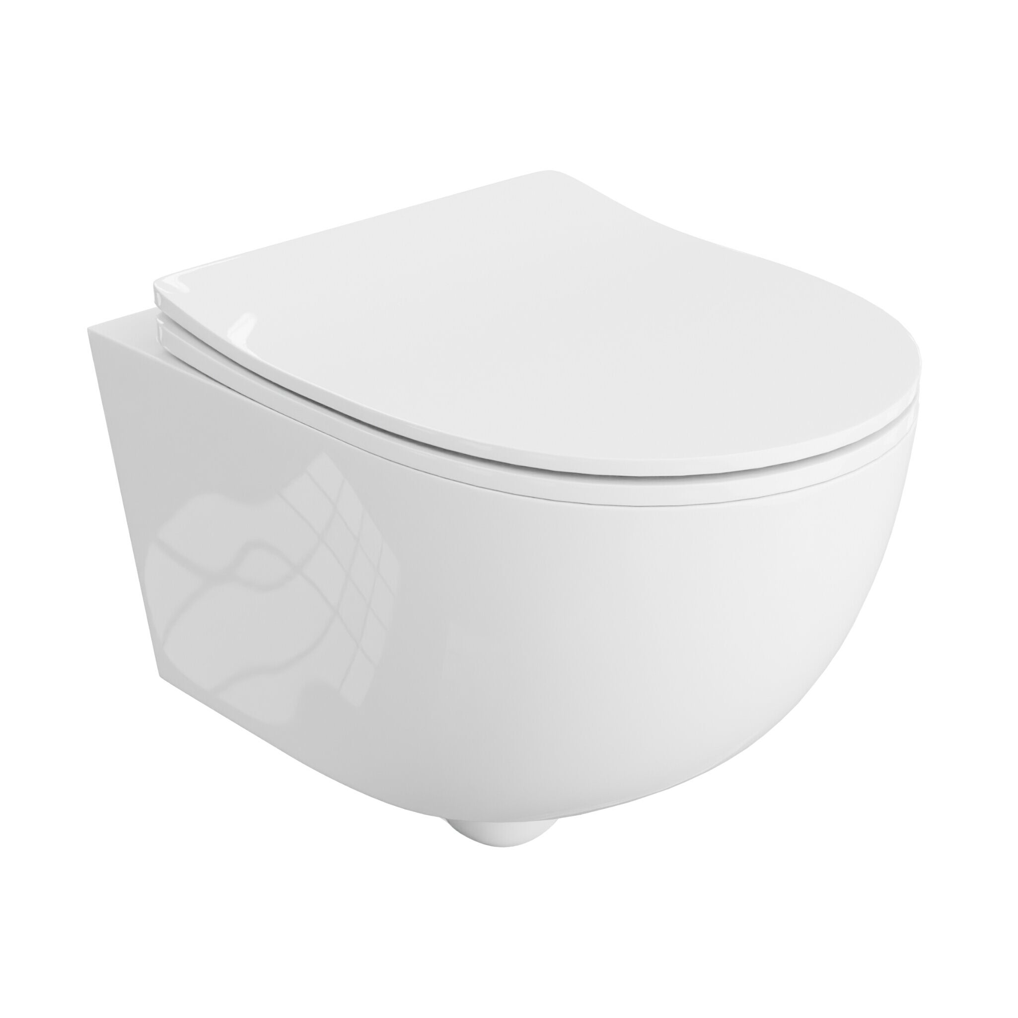 GEBERIT Duofix Basic Support Bâti-support + Lavita WC Dalia suspendu blanc sans bord + panneau de commande Delta 25 blanc | Kit complet WC - 11