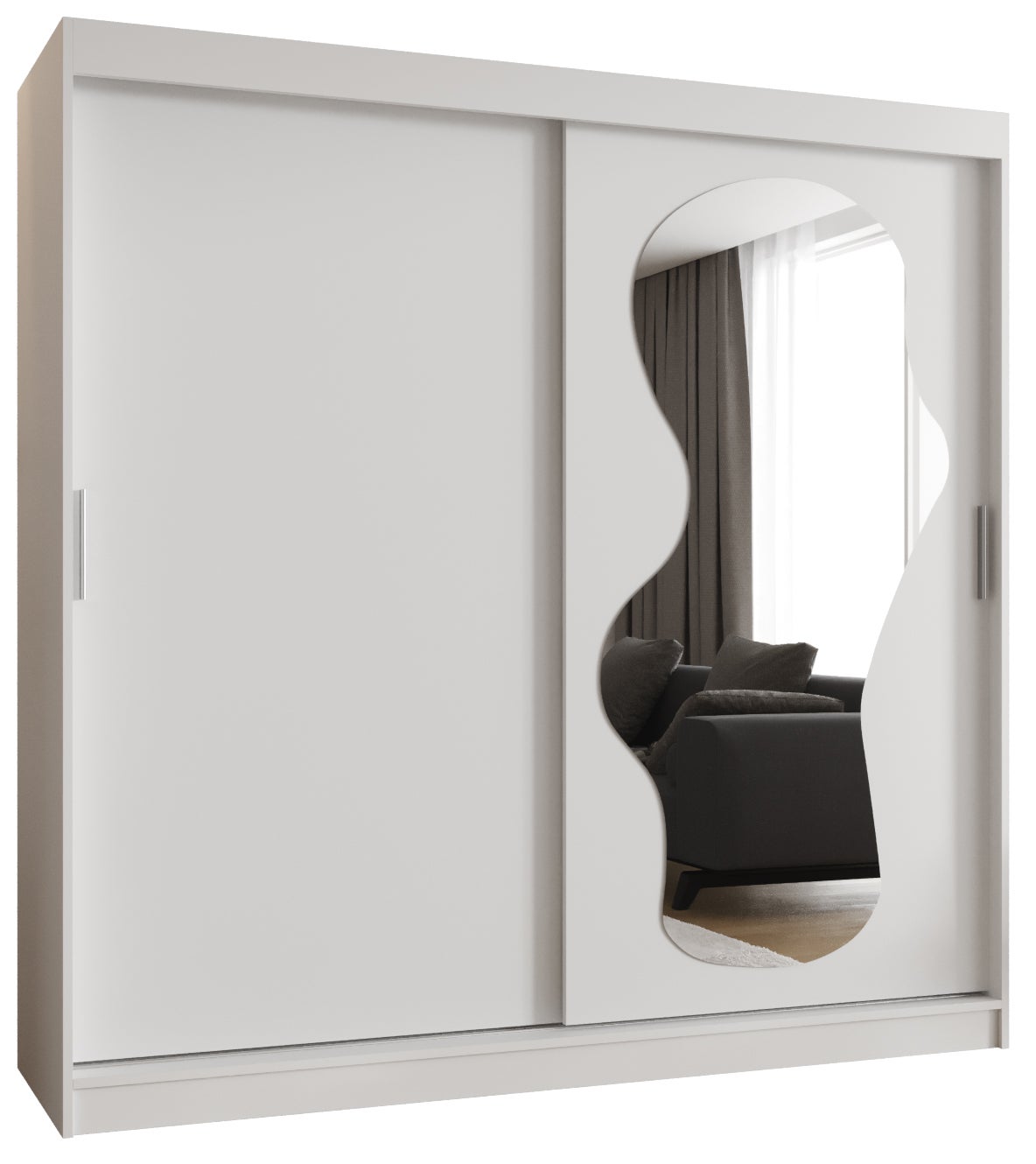 Szafa przesuwna garderoba ULTRA 200 x 62 x 200 cm Biały