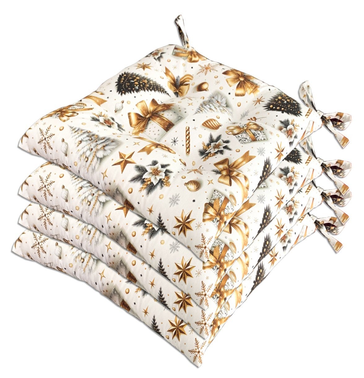 Housses De Coussin Noël 30x30 Cm - Motif Sapin, Velours, Pour Intérieur/Extérieur, Déco Festive