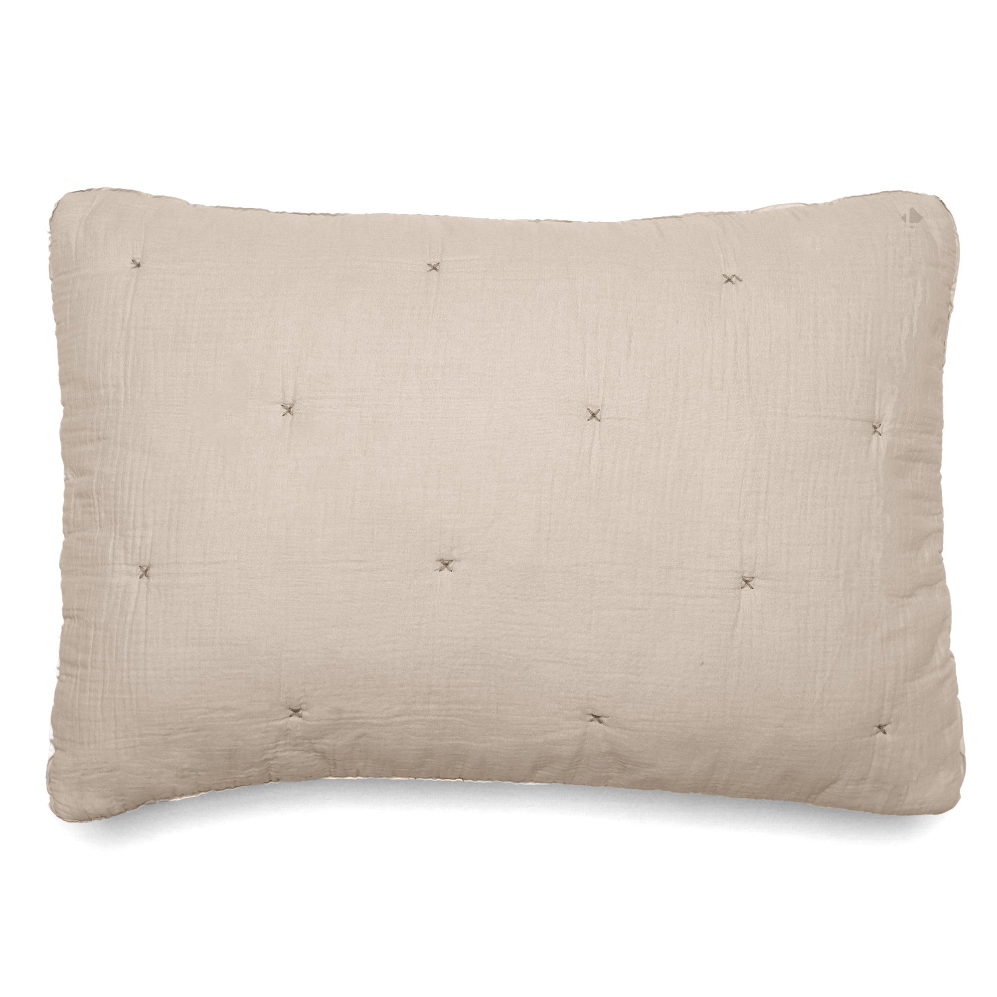 PaLulli® Housse De Coussin D'Allaitement En Mousseline 100% Coton - Beige, Respirant, Lavable & Ergonomique Pour Grossesse Et Bébé
