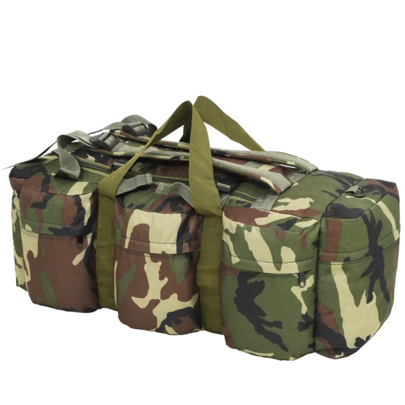 Borsone da Viaggio Stile Militare in 45 L Mimetico vidaXL