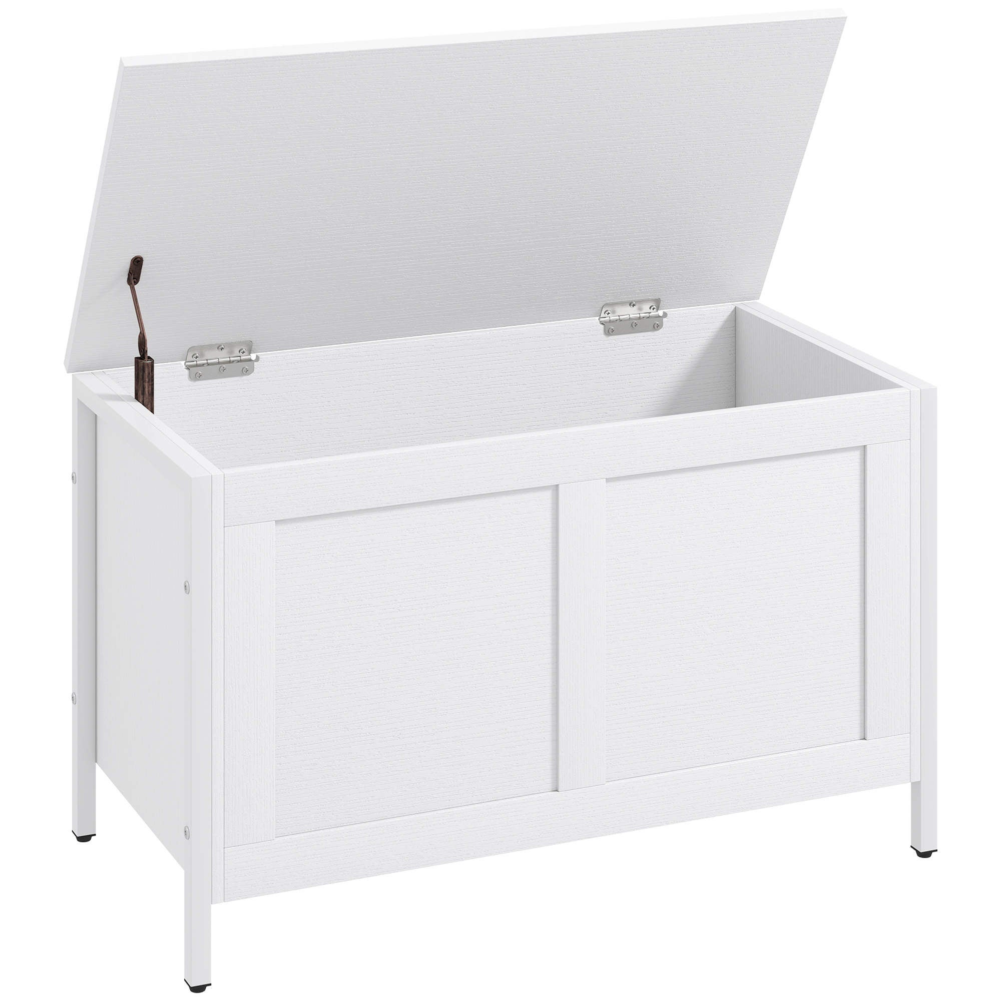 HOMCOM Sitzbank Con Vano Portaoggetti E Coperchio, Sgabello Per Ingresso Salotto Camera Da Letto Legno Rivestimento~1tit8ceda1g00