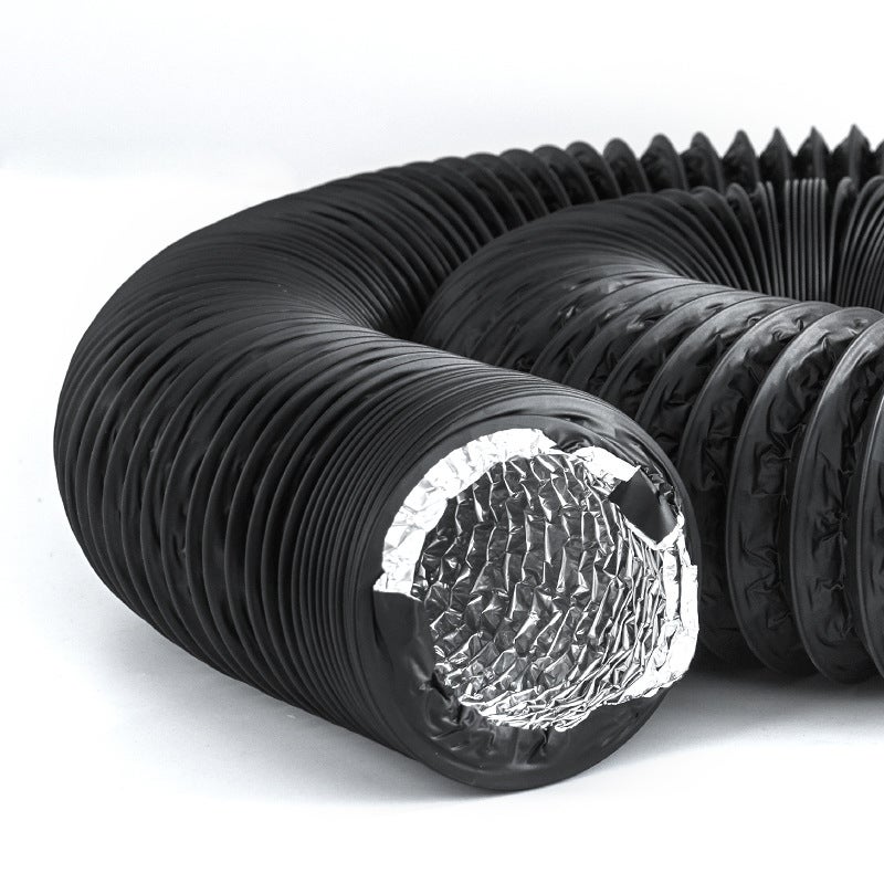 Conduit de ventilation en PVC de 100 mm, adapté aux hottes de cuisine et aux ventilateurs d'extraction (6 mètres de long). - 2