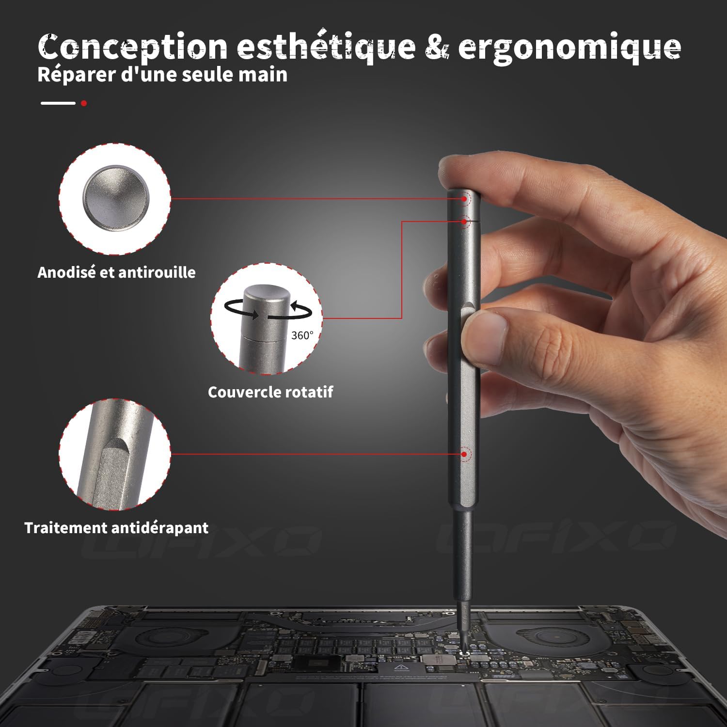 Jeu de Tournevis de Précision pour Électronique : iPhone, ps/5, Xbox, Switch, Mac et Montre - 2