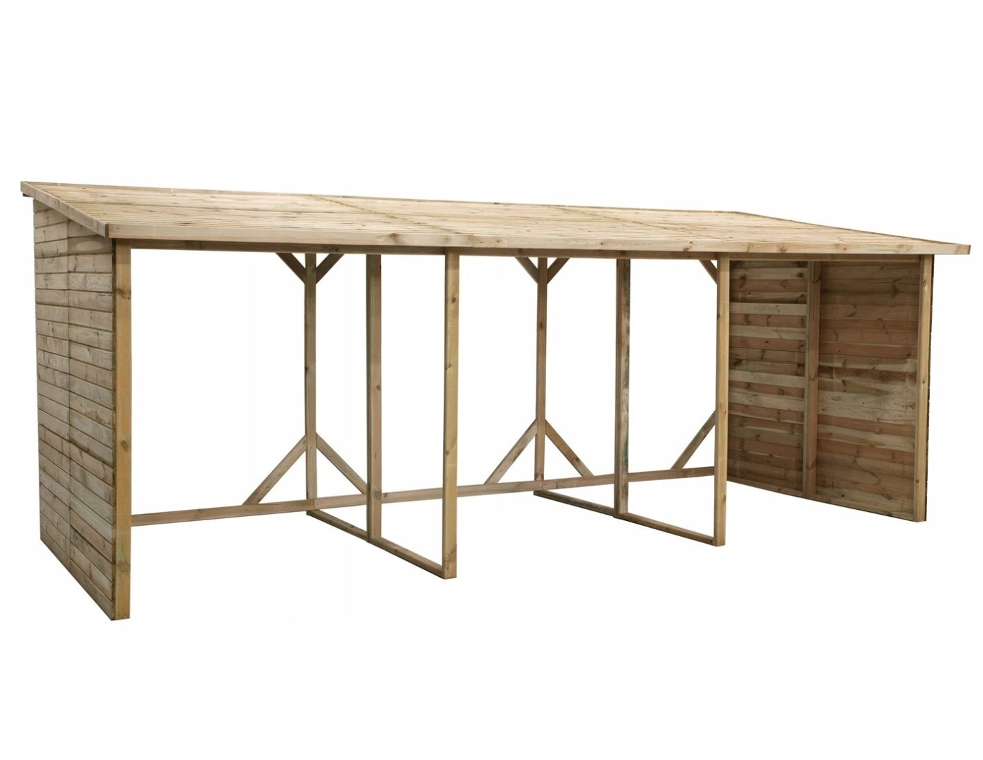 Drewutnia ALTANKA 20 m3 - 5,20x2 m - H.2,06 m, drewniana, impregnowana, DREW4, 1szt.