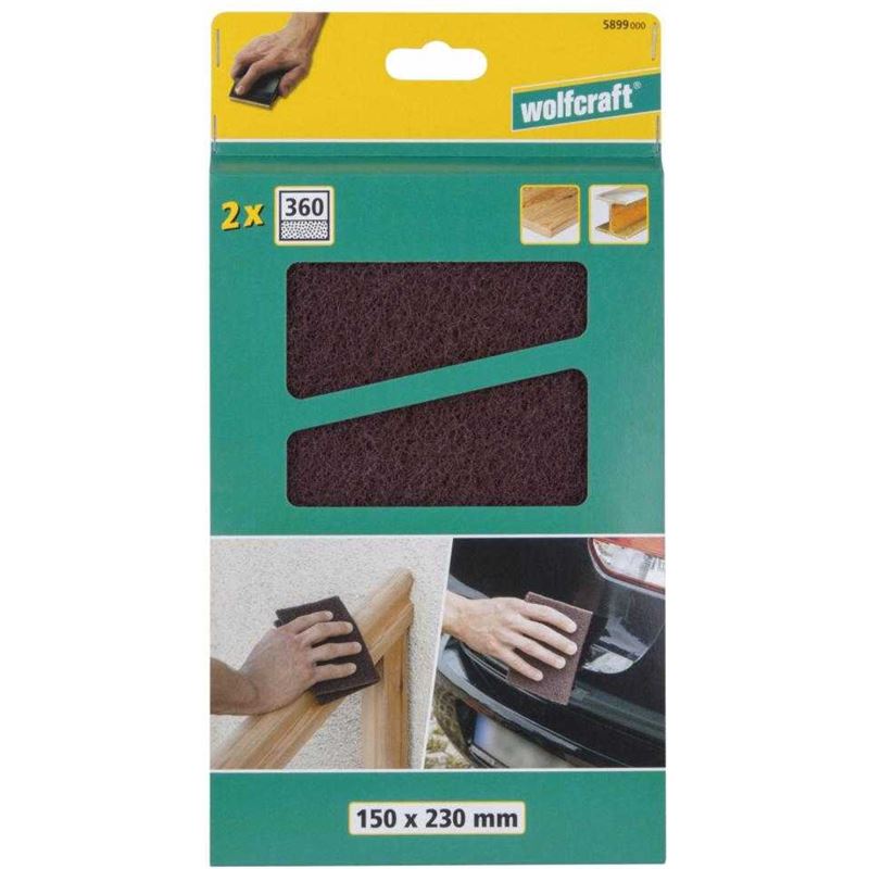 Spugna Abrasiva Media - Per Levigatura E Carteggiatura, Uso A Secco E Bagnato