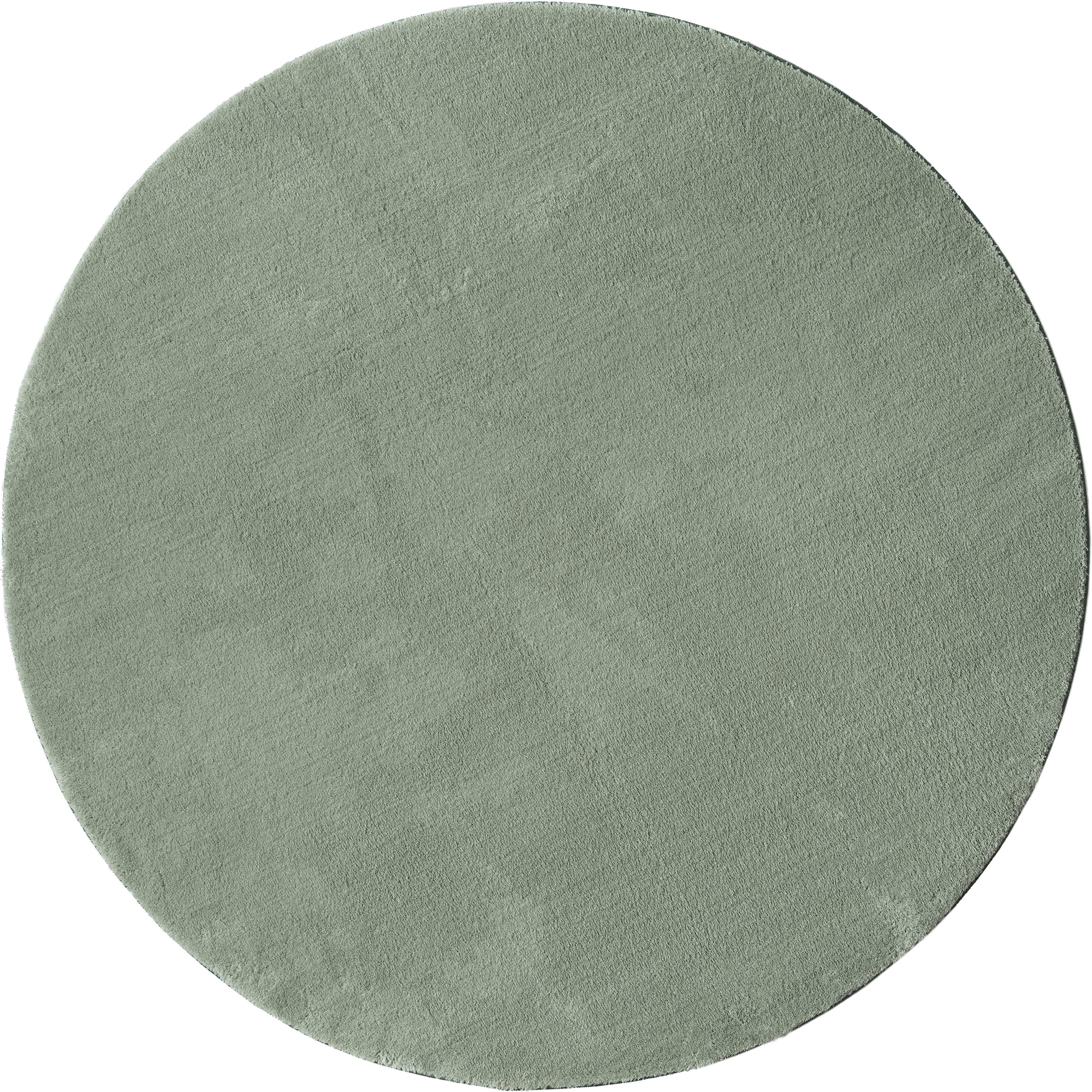 the carpet Relax tapis moelleux à poils courts, dessous antidérapant, lavable à 30 degrés, super soft, aspect fourrure, Vert, 120 cm - 3