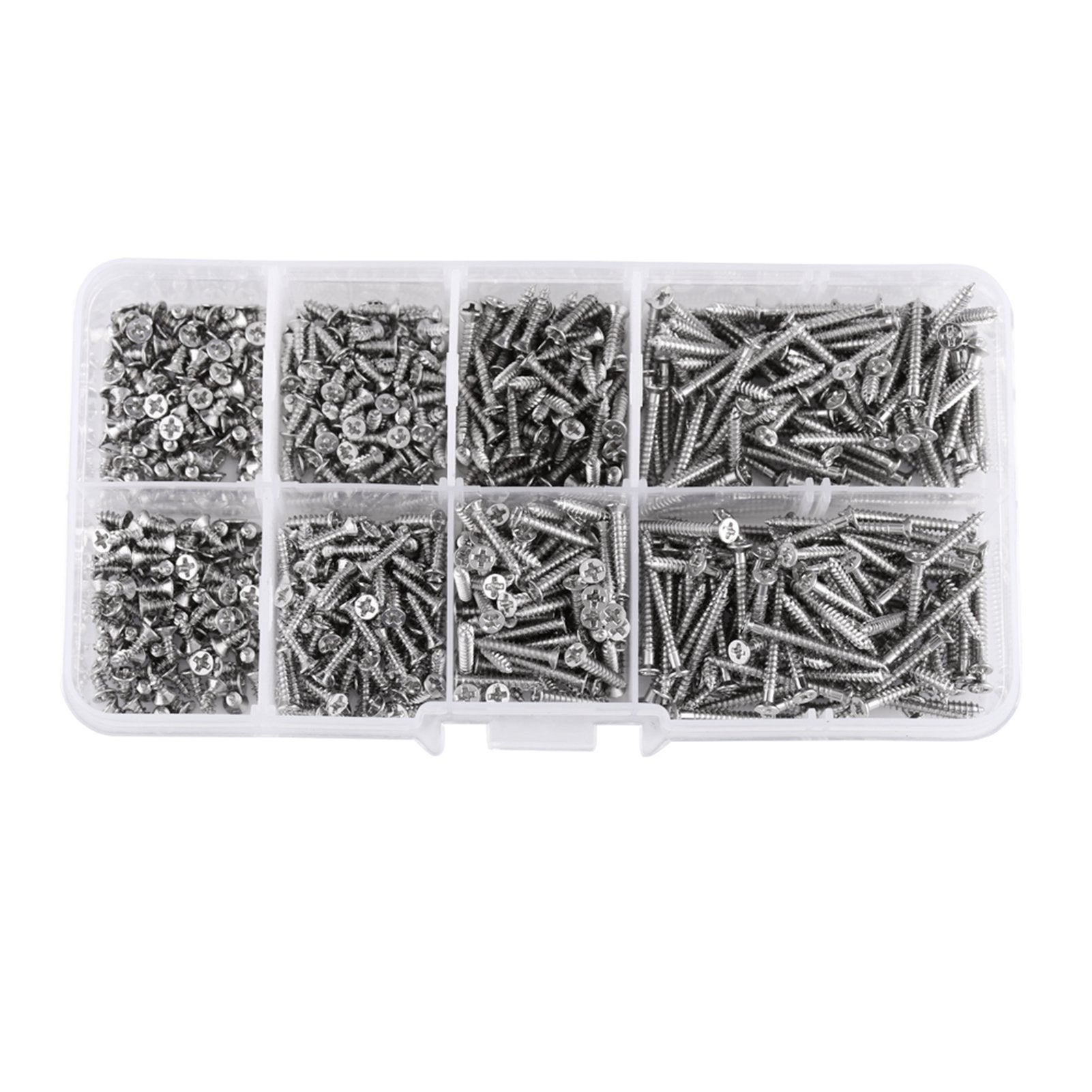 100 Vis Autotaraudeuses M2 X 12mm Acier Inoxydable Tête Phillips - Neuf, Uxcell