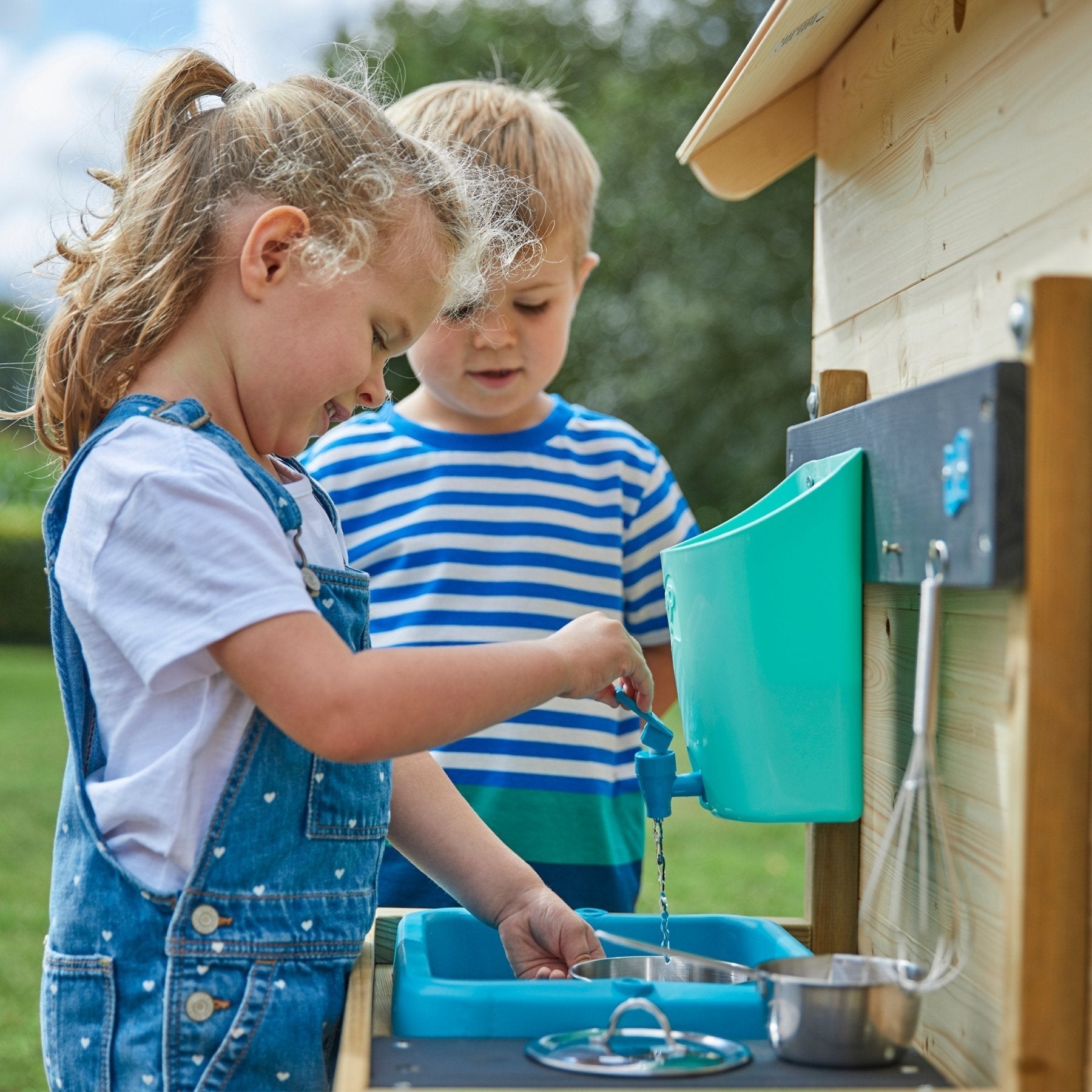 Cabane enfant avec cuisine extérieure - bois FSC® - REFUGE - 3