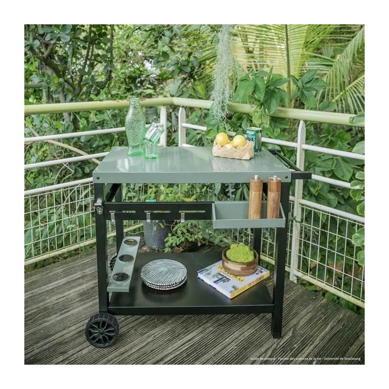 Desserte pour plancha - LIVOO - GS167V - Vert / Noir - 6