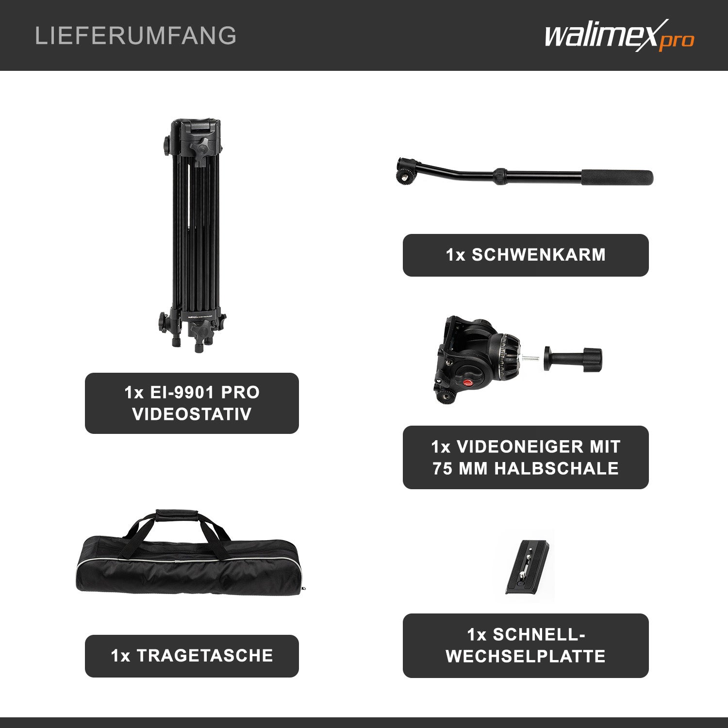 Mini-Trépied Hama Flexi M - Pieds Flexibles 7-10 Cm Pour Smartphone Et GoPro, Noir