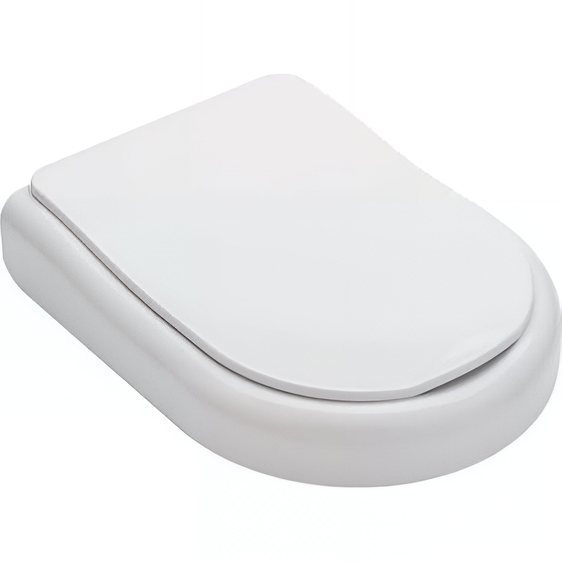 DRYFAL Sedile WC Universale In Resina 36 * 42Cm, Copri Water Tavoletta WC Con Chiusura Ammortizzata, Sedile Copriwater Universale Con Cerniere Metalliche,Viola - Foto 7