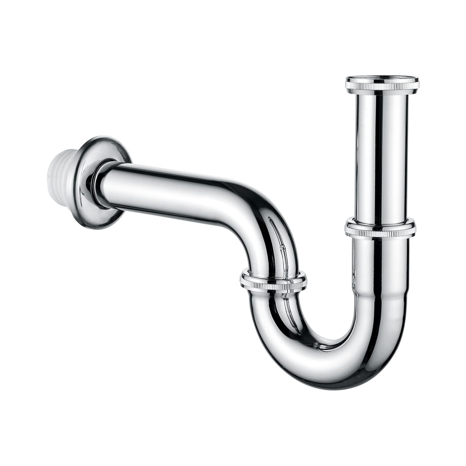 Sifone Per Lavabo Ibergrif Acciaio Inox 1 1/4 X 32mm - Sistema Anti Odore E Anti Intasamento