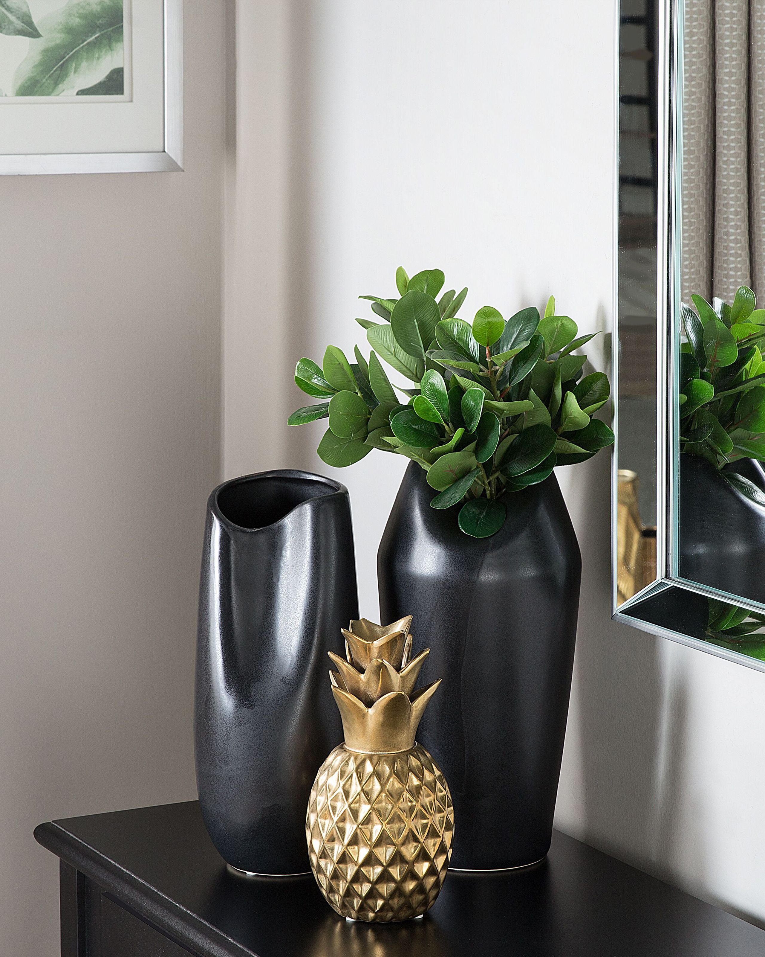 Accessorio decorativo ananas TYANA Ceramica Oro - 4