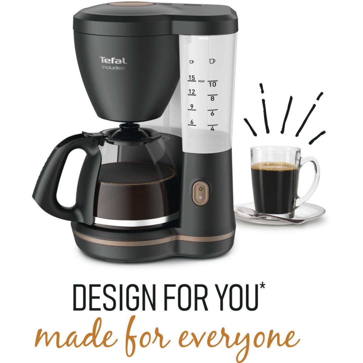 Cafetière filtre TEFAL CM533811 INCLUDEO - 3
