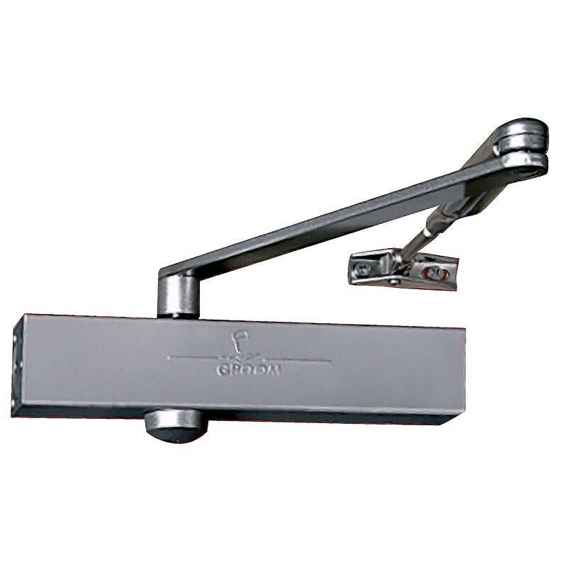 Ferme-porte GR150 bras standard blanc force 2/4 - GROOM - 150117 - 2