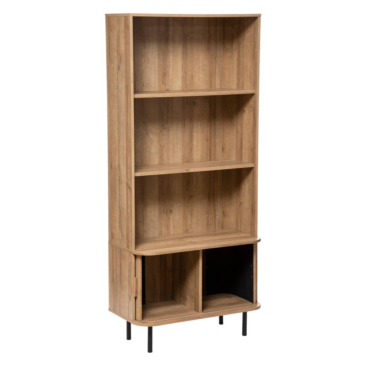 Bibliothèque pour Séjour en MDF Beige H. 179.5 x l. 40.0 x P. 40.0 cm - 3