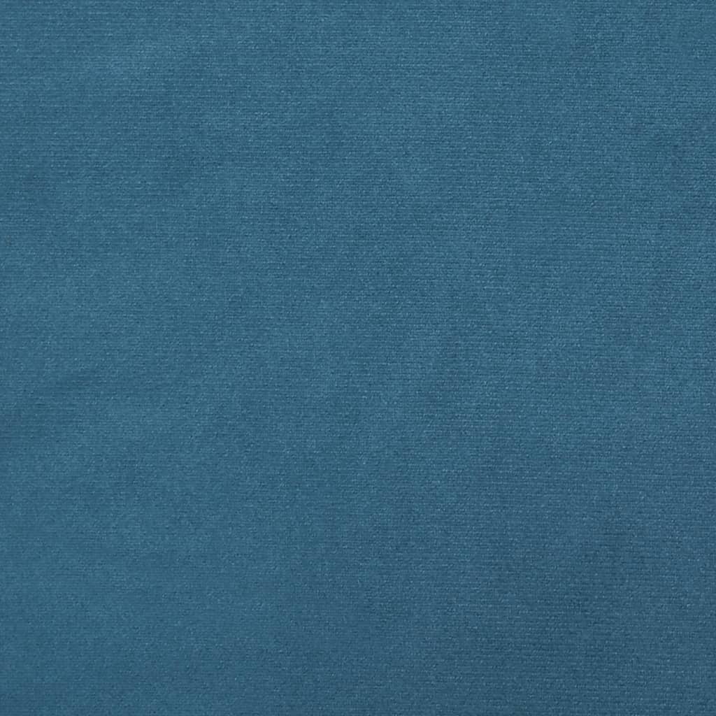 Sommier à lattes de lit avec matelas bleu 100x200 cm - 9