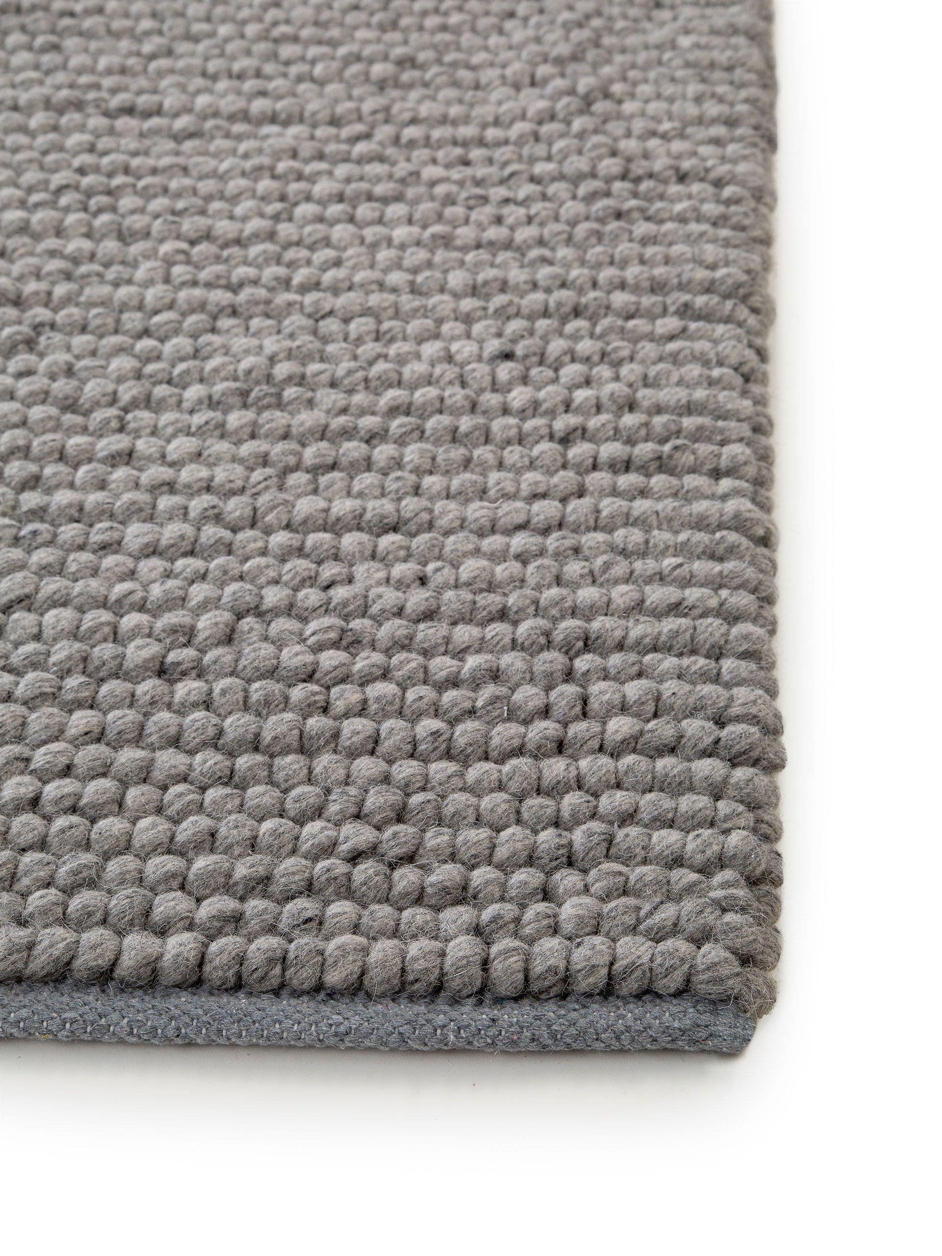 BENUTA - Tapis de laine Beads gris 160x230 cm - 5