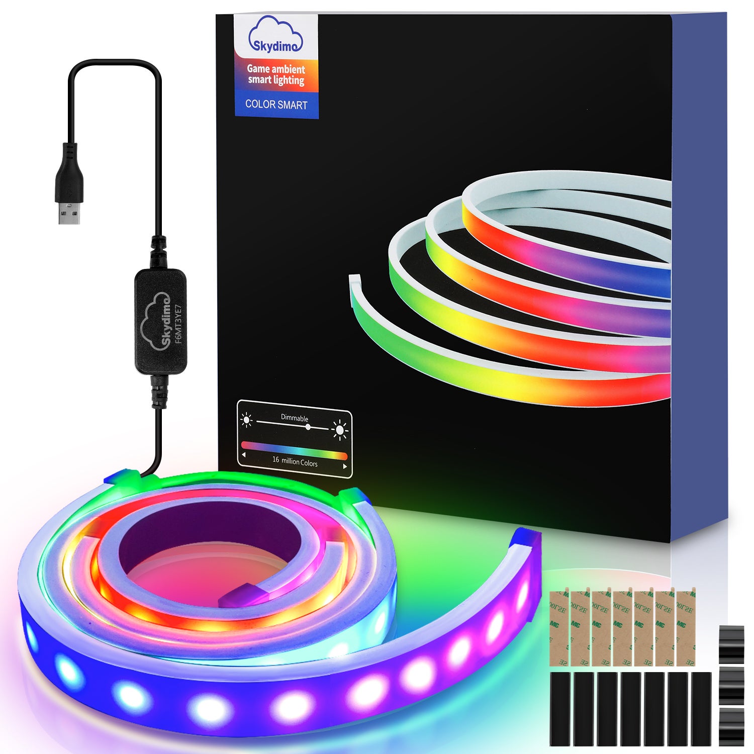 Bande LED Rétroéclairage écran PC - Synchronisation Couleurs, Modes Multiples, USB, Ambiance Gaming/chambre