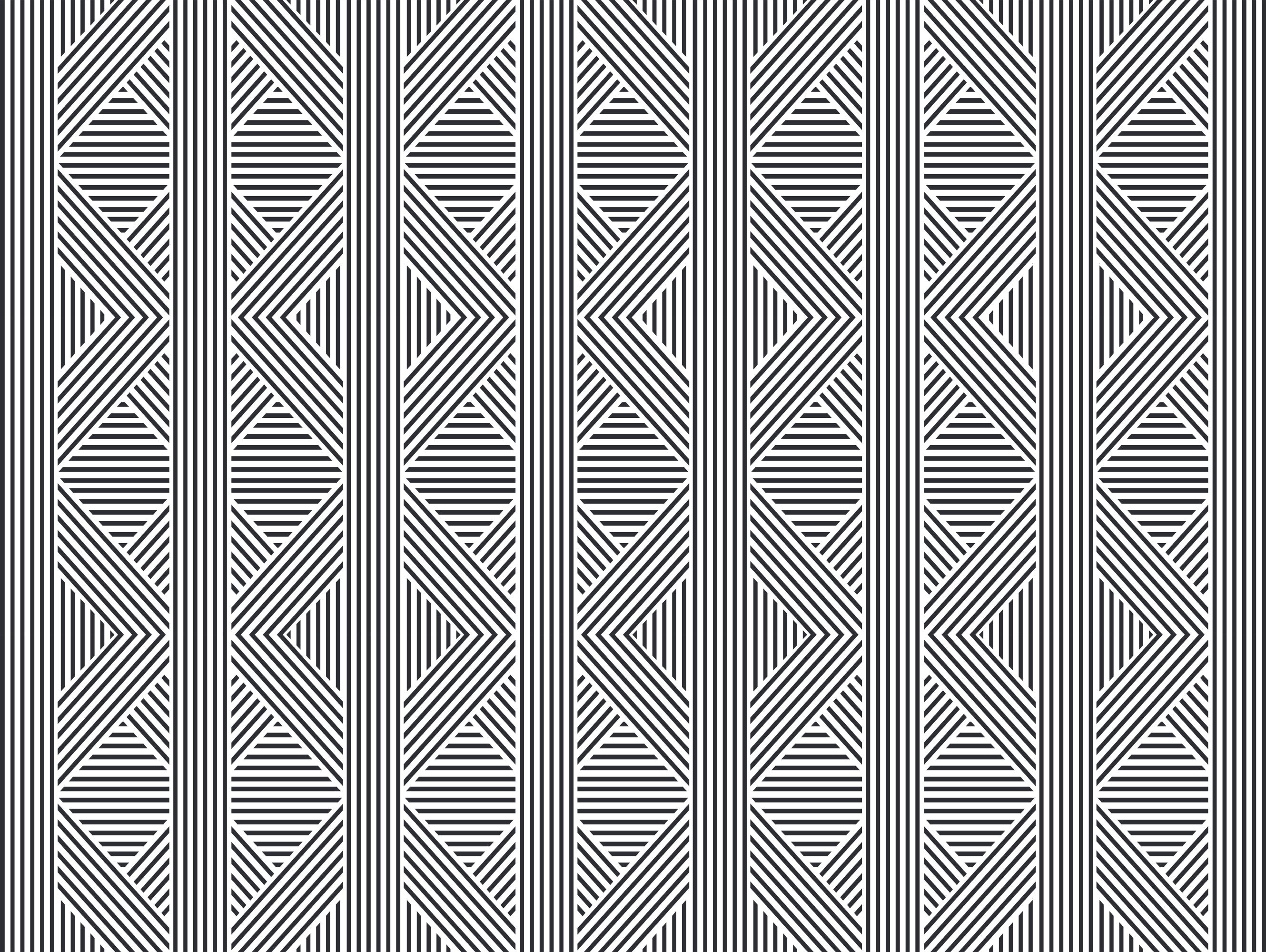 Dywan winylowy Zigzag Zen 200x266 cm - antypoślizgowy dywan PVC do kuchni lub salonu, zmywalny, geometryczny styl