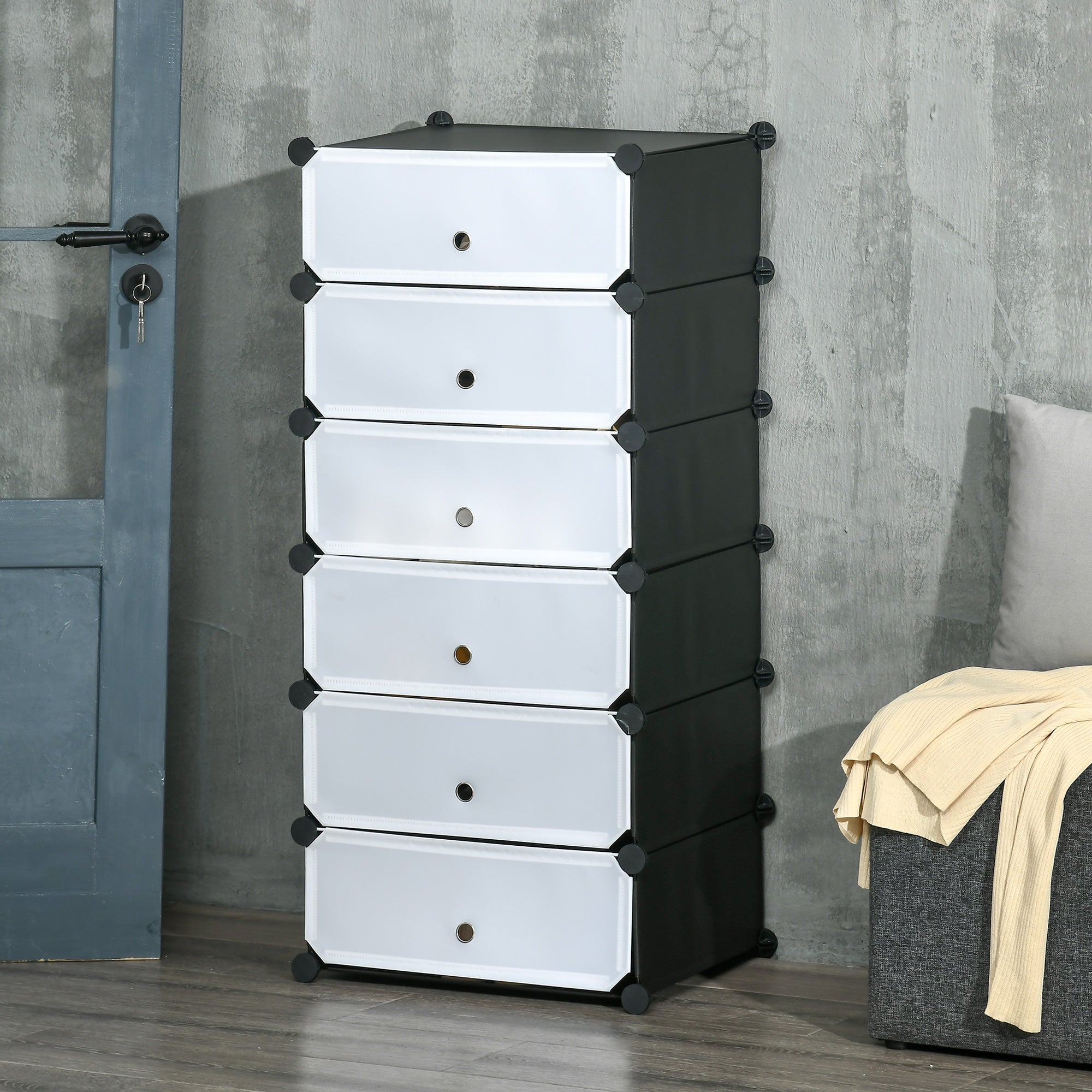 Armoire à chaussures modulable range chaussures meuble de rangement ...