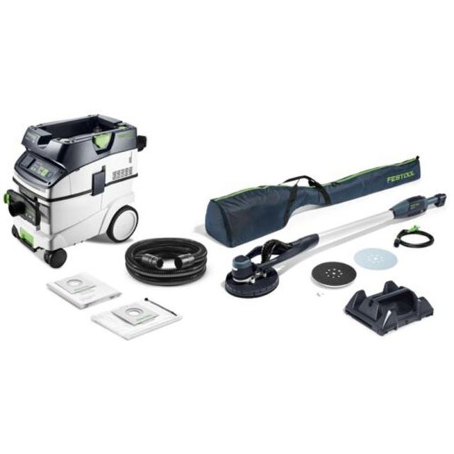 Kit ponceuse à bras et aspirateur PLANEX LHS-E 225/CTM 36-Set