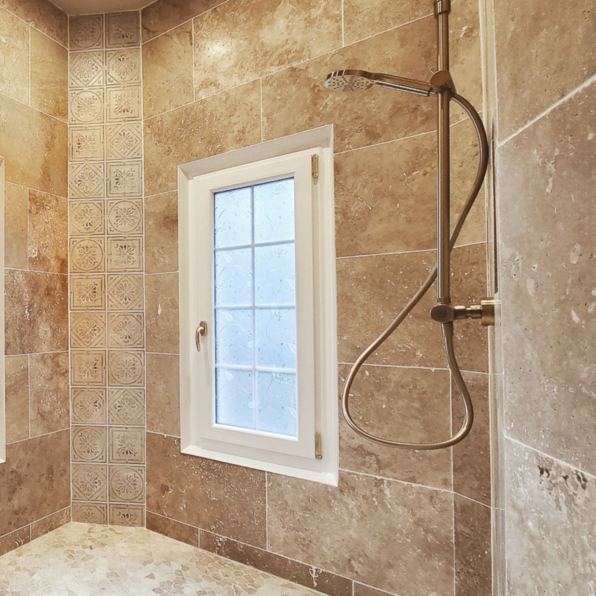 Travertin pierre naturelle mur/sol premier choix light clair PREMIUM - 61 cm x 40,6 cm x 1,2cm (vendu au m²) - Ligerio - 2