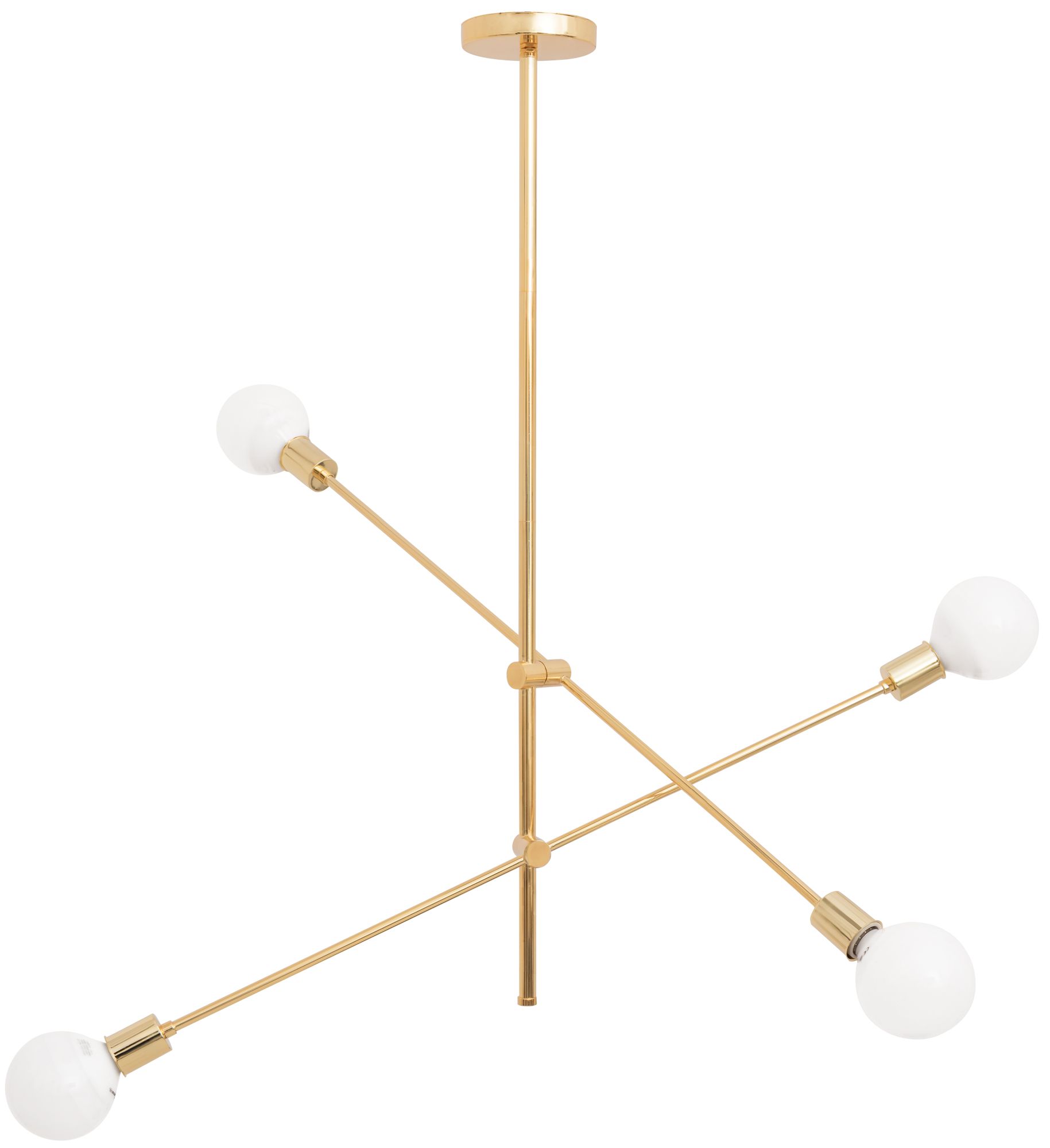 Lampa Sufitowa Wisząca Toolight App479-4C Złoty