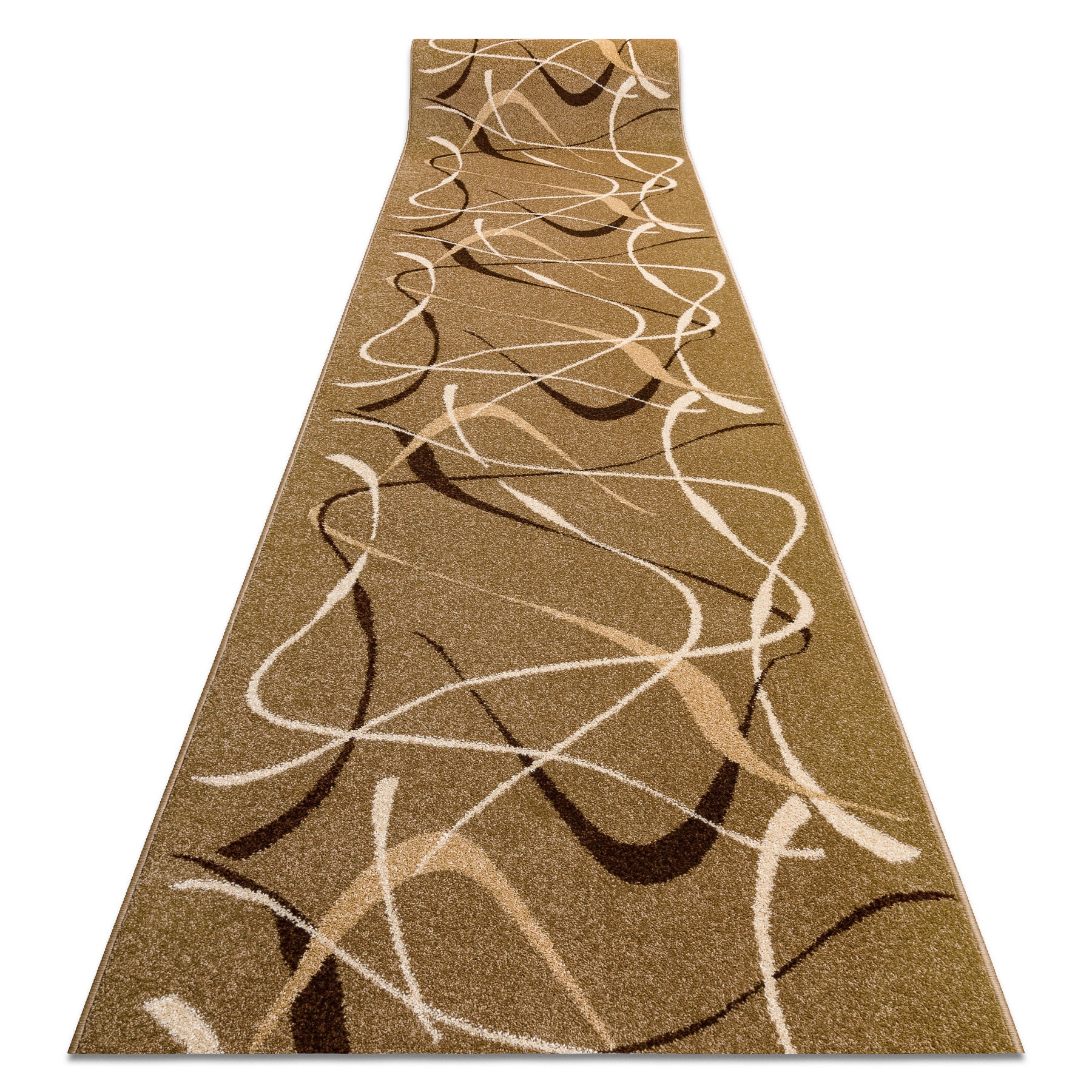 Chodnik KARMEL FRYZ - CHOCO orzech 90 cm 90x580 cm