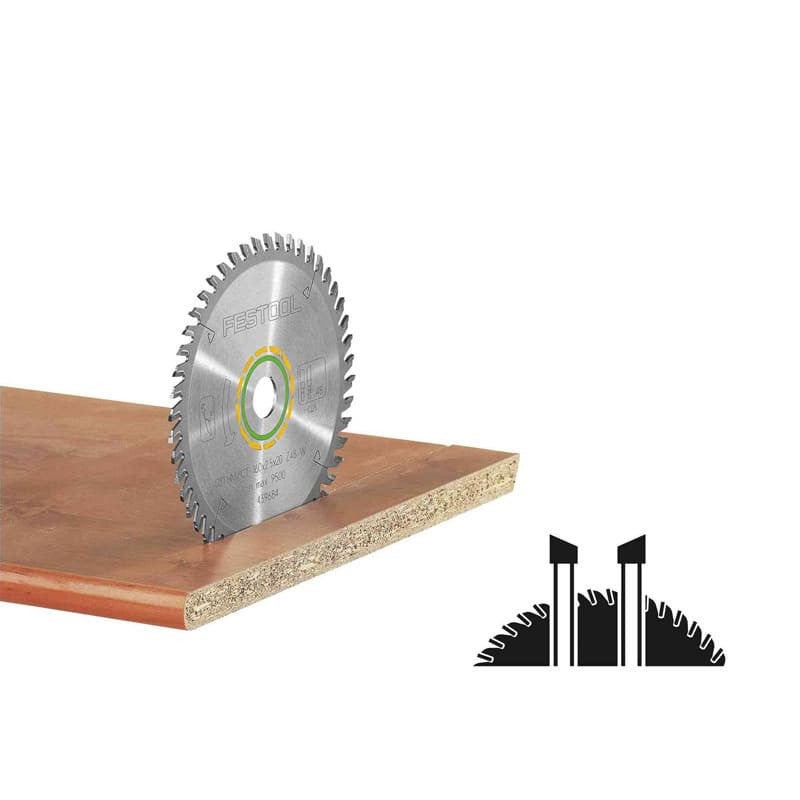 Festool Hoja de sierra de diente fino 225x2,6x30 W48