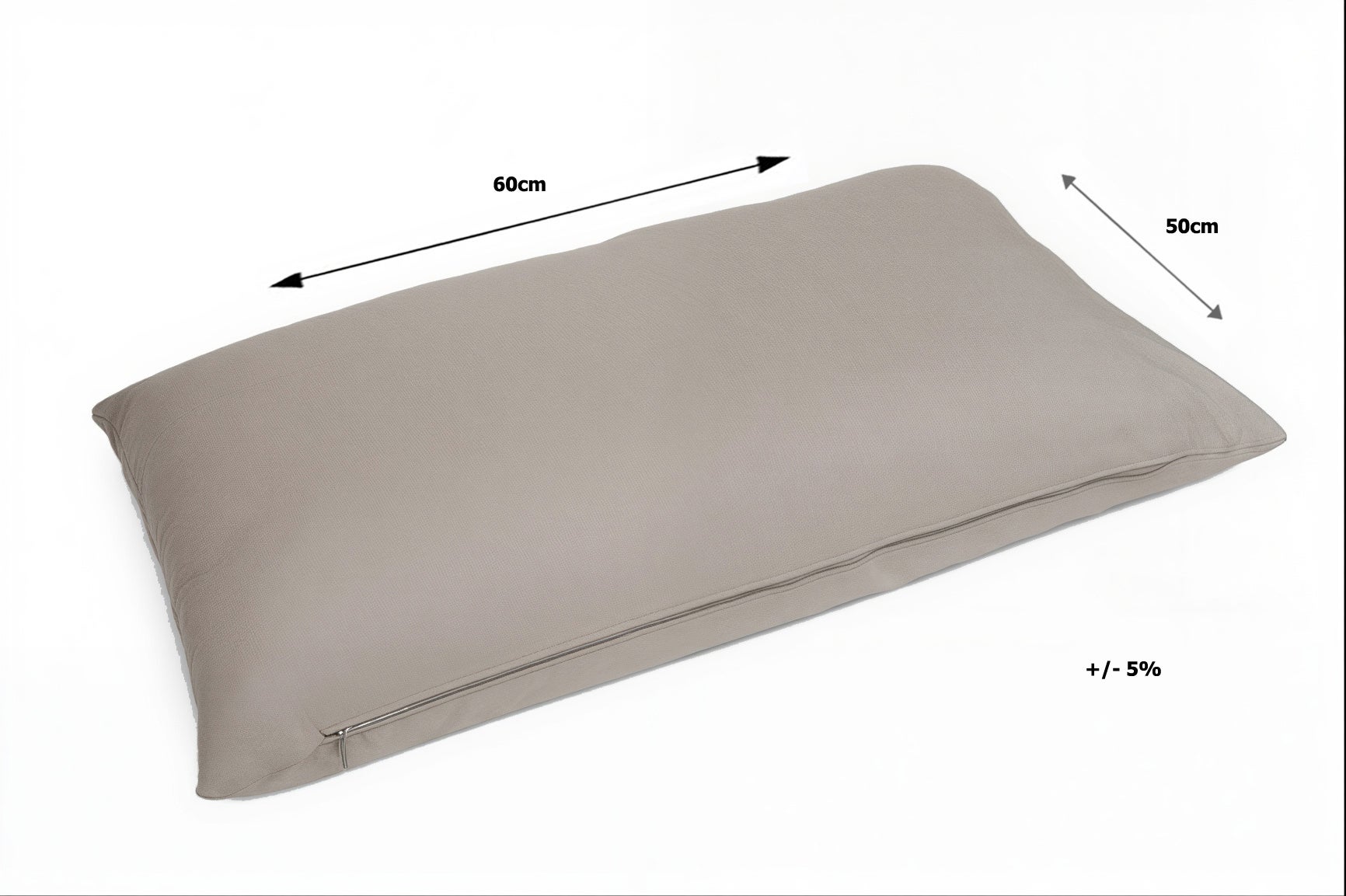 Conjunto de almofadas para móveis de paletes 120x50 cm assento + 2x60x50 cm Caffe latte – Almofadas de jardim com capas removíveis - 6