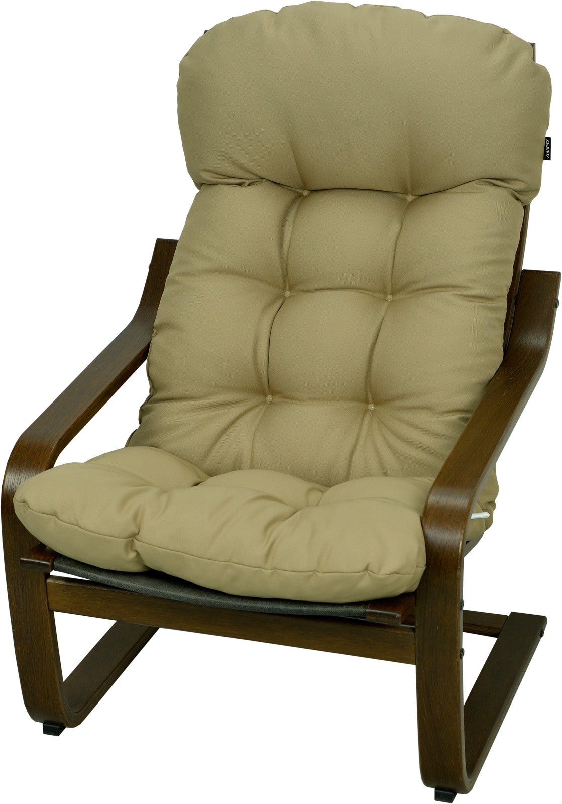 Poduszka na fotel drewniany Poang AMPO beżowy gładki 1 szt.