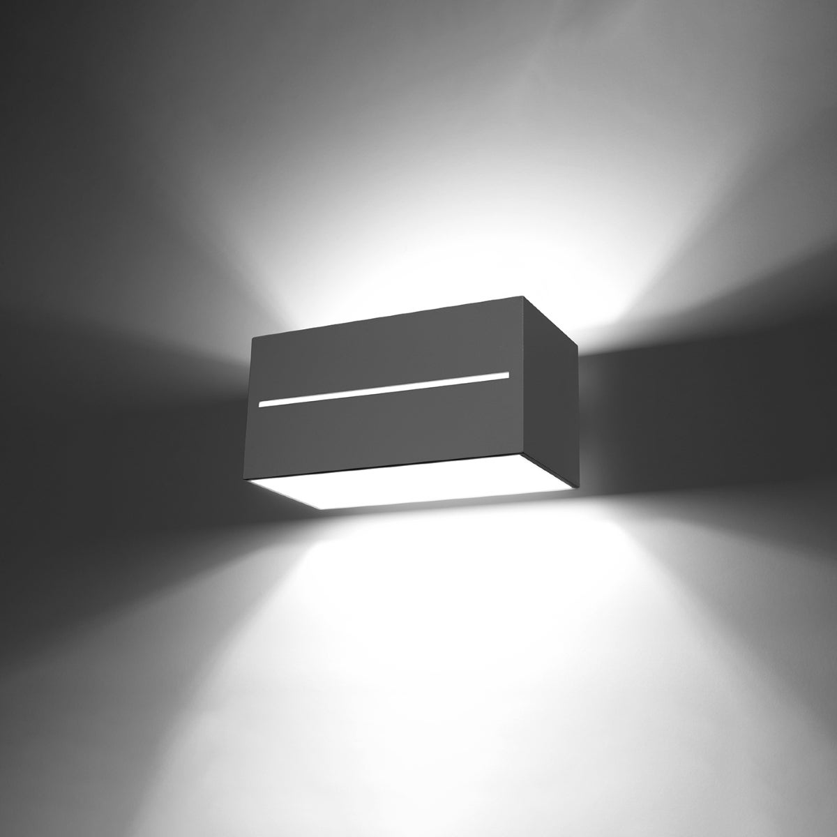 Kinkiet ZORBO MAXI szary LED 3000K - 20x12x10cm Sollux