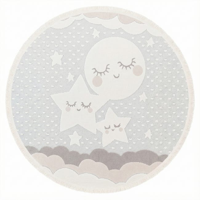 Tappeto per bambini grigio stelle gioco della campana 80x150 Tappeto per bambini grigio stelle gioco della campana 80x150