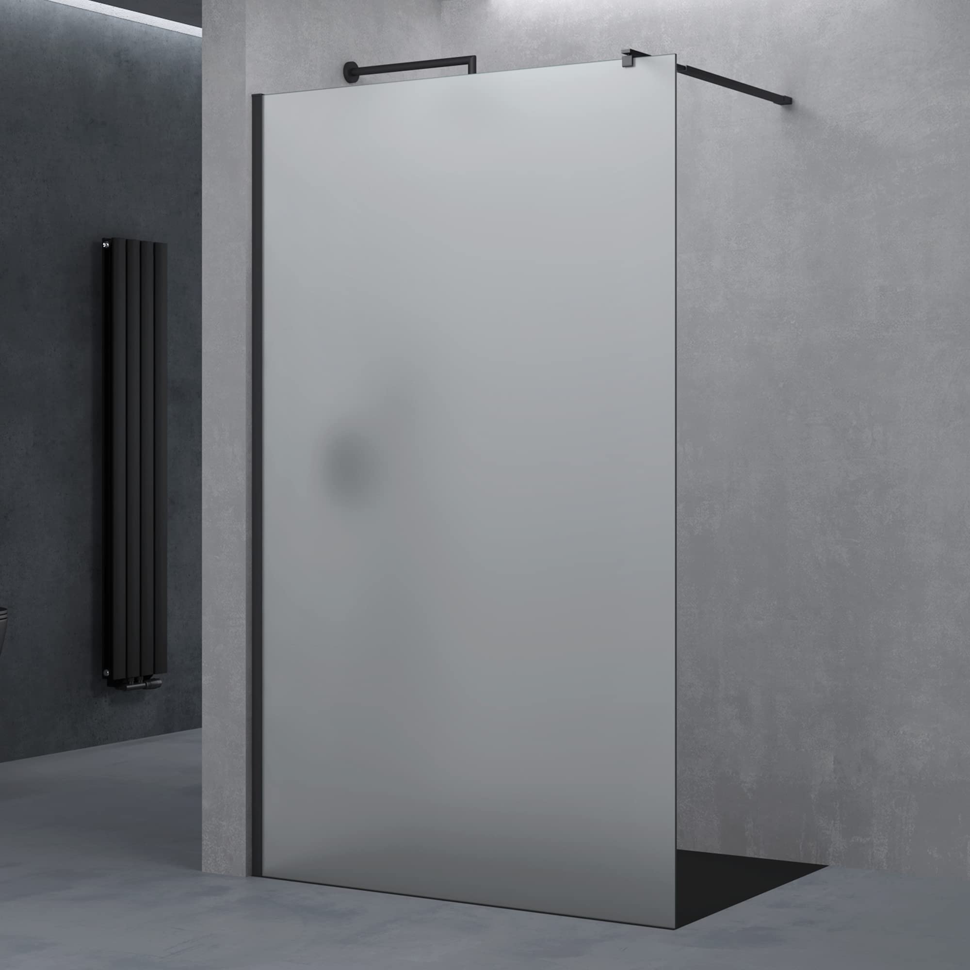 Cabine paroi de douche 3 cotées saloon volets pivotants verre transparent h 185 Cabine paroi de douche 3 cotées saloon volets pivotants verre transparent h 185