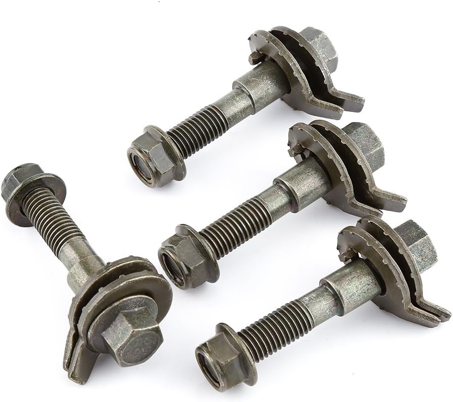 Kit De Correction De Carrossage (camber) 16mm - 2 Boulons Réglables 10.9 - Vert Armée - Neuf