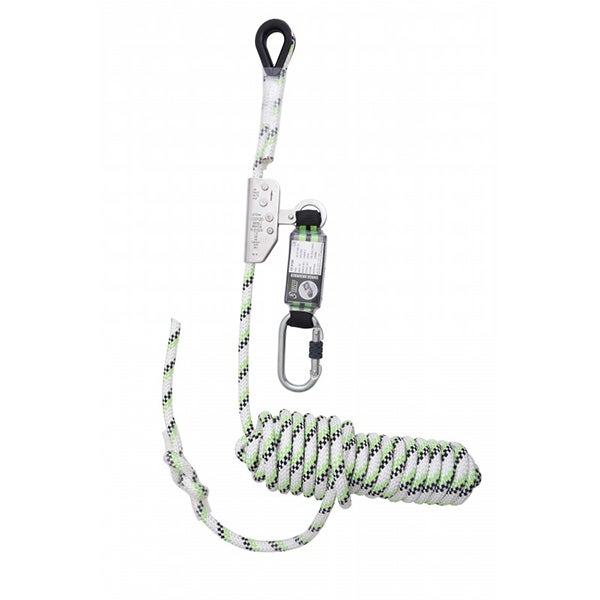 Antichute coulissant sur corde tressée avec absorbeur d'énergie - 10 m - FA2010210