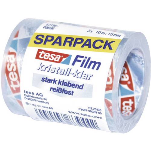 Tesafilm Transparent tesa 57790-00000-01 transparent (L x l) 10 m x 15 ...