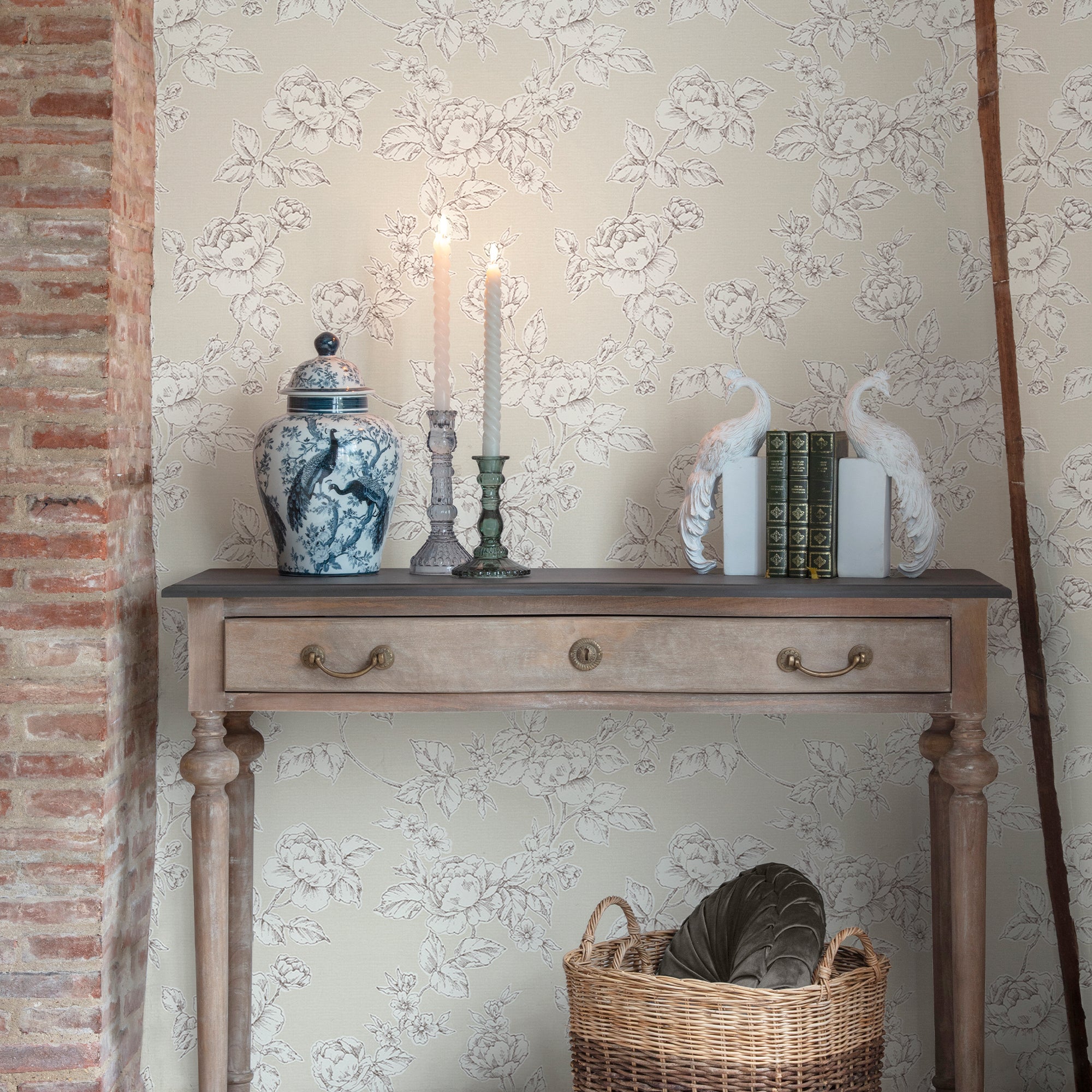 Laura Ashley Tapeta filzelinowa POLLINGTON ROSES 10 m x 52 cm