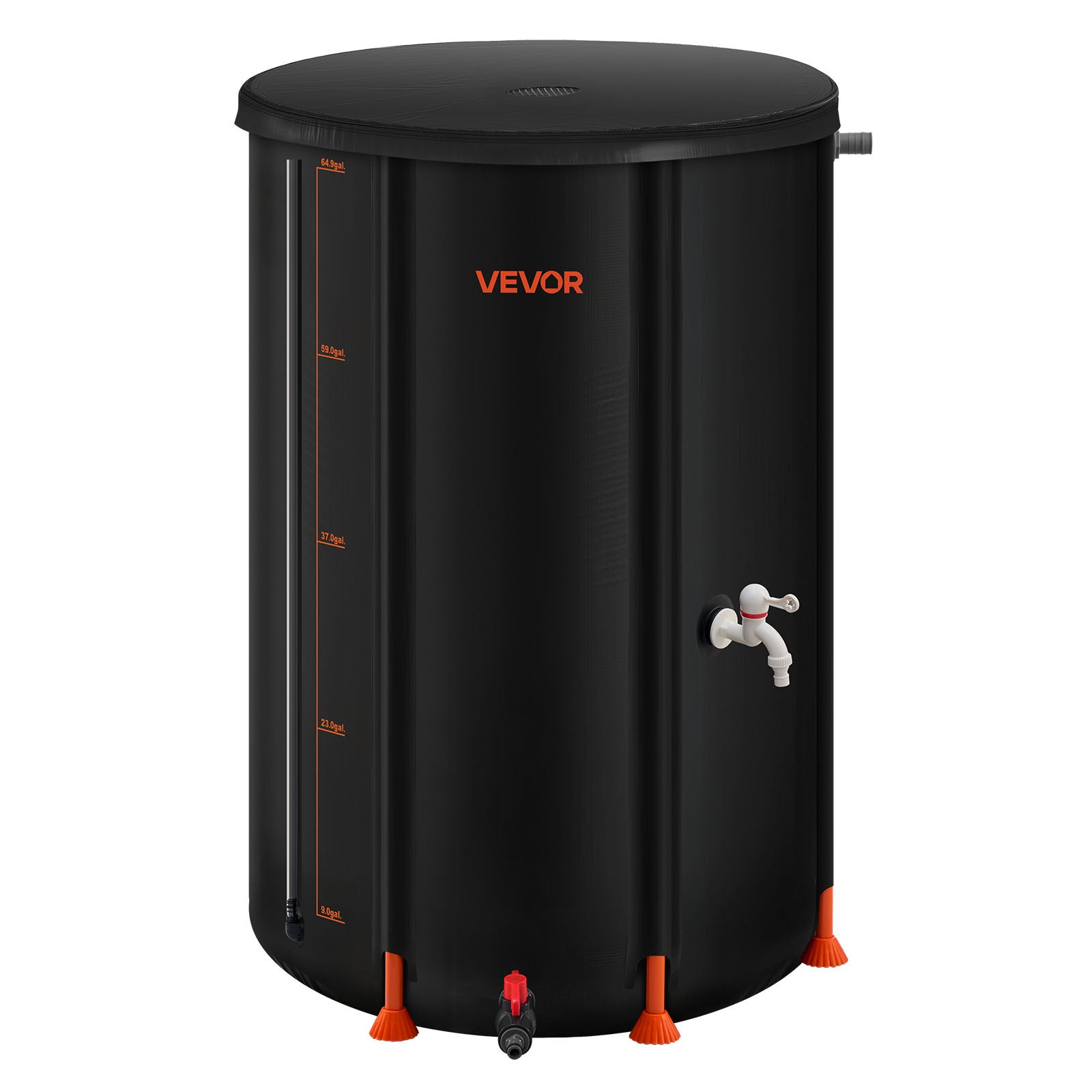 Récupérateur d’eau de pluie pliable VEVOR, PVC 500D, 250 L, avec — free download