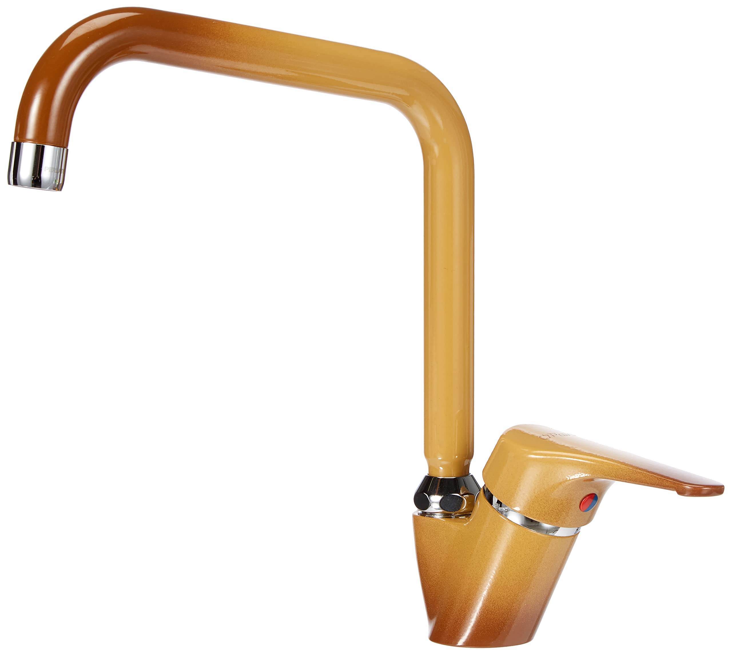 Rubinetto Cucina Piralla Terra Di Francia - Monocomando, Bocca Alta, Canna Girevole, Certificato NF